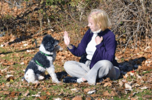 karen pryor with dog