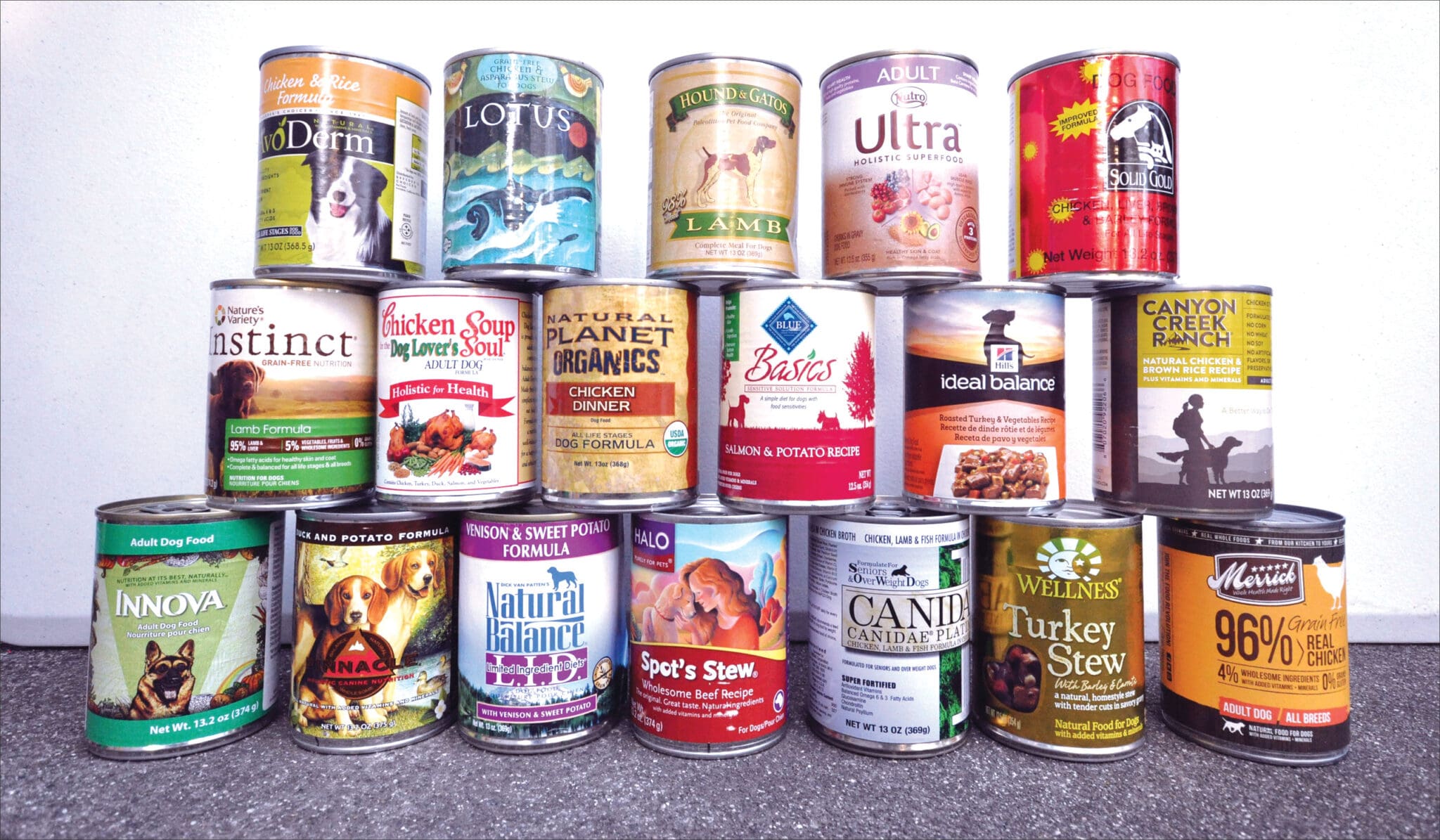 canned dog food