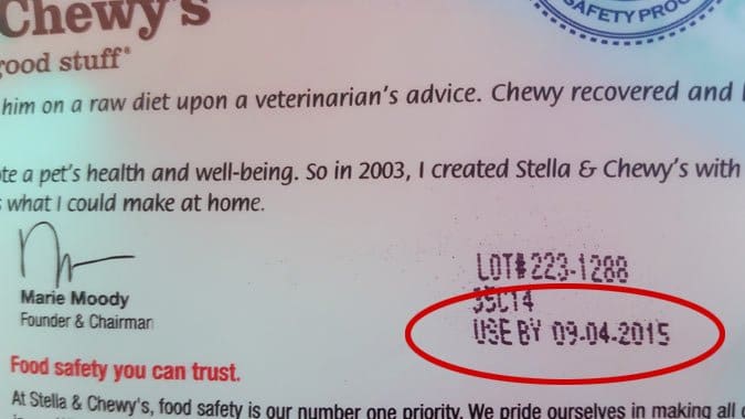 Dog Food Expiration Date