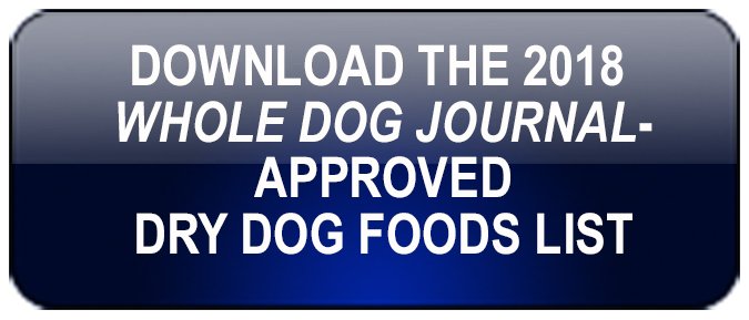 2018 approved dry dog foods list