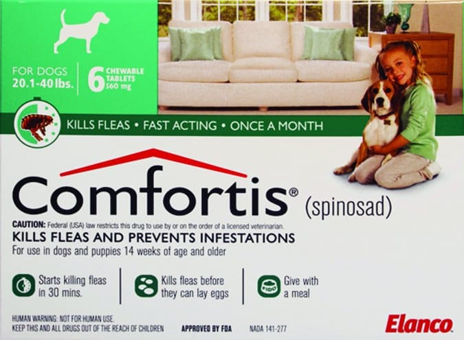 comfortis flea control