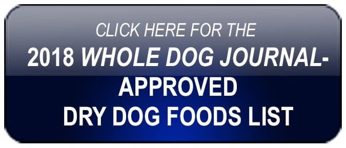 Whole dog journal sales food list 2018