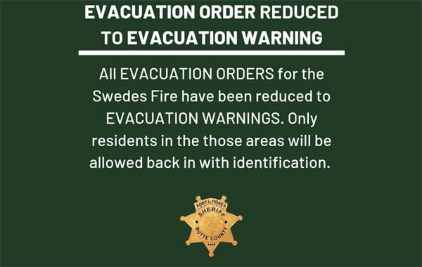 fire evacuation order