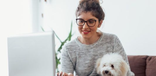 working from home