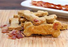 homemade dog treats meat biscuits