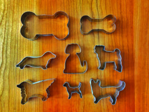 Dog treat cookie cutters for homemade treats