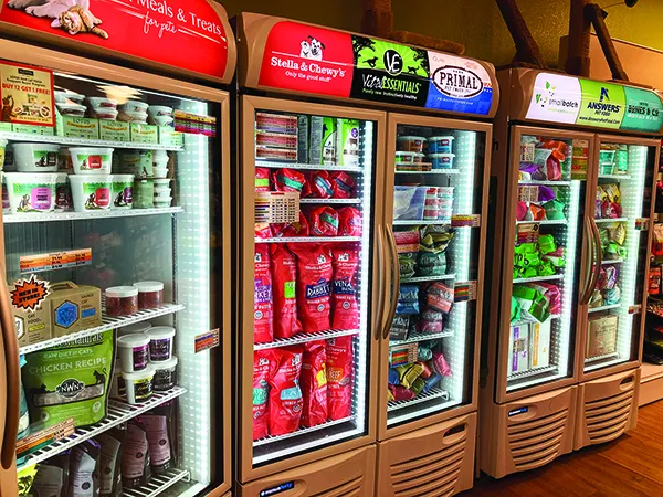 frozen raw dog food