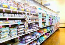 aisle of dry dog food