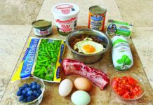 Healthy dog food additives like fruit and eggs can boost your dog's nutritional intake.