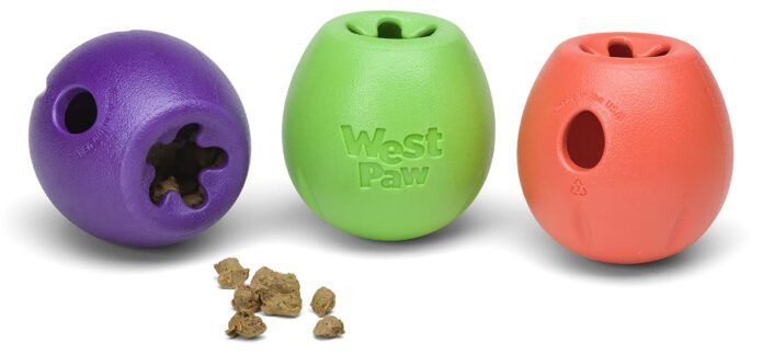 rumbl treat dispensing dog toy