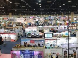 Trade expos like the pictured Superzoo, or the upcoming Global Pet Expo lets manufacturers show off their upcoming wares.
