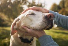 Petting a dog should be enjoyable to both the dog and the owner.