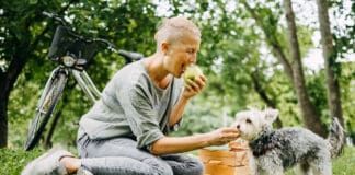 Dogs can eat french fries. However, this isn't a healthy snack for them.